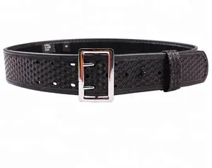 Lightweight Synthetic Basketweave Leather Tactical Duty Belt