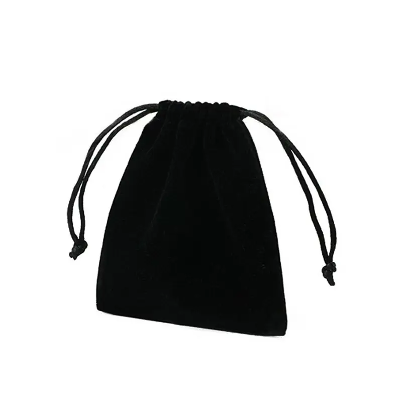 Free Sample wholesale cash commodity Custom drawstring bag velvet pouch for jewelry