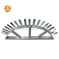 Nouveau produit 2 pouces 19 coups de feu en forme de lune coquilles d'affichage en aluminium feux d'artifice supports de mortiers