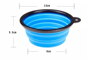Tpe tigela de plástico dobrável para cachorros, alimentador para animais de estimação e gato, tigela dobrável para viagem - Product Image 5