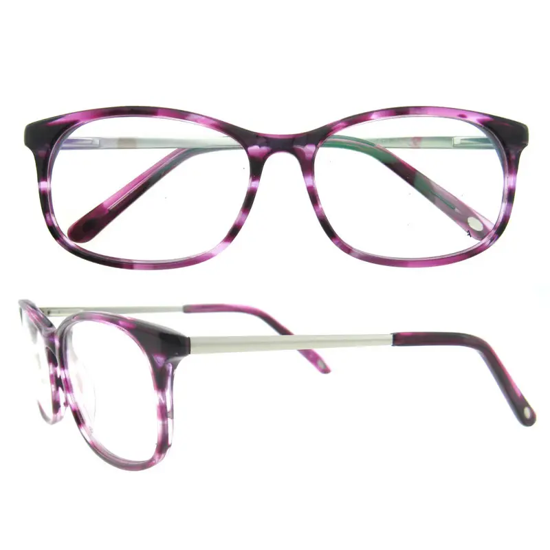 Womens Retro Nerd Glasses Spectacles Clear Lens acetate wholesale Eyewear Eyeglasses