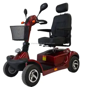 Scooter de mobilidade para deficientes físicos grande e resistente de 750 W com suspensão total para idosos