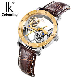 Orologio da Polso Meccanico Automatico Scheletrato IK Colouring 98393G da Uomo, Lusso con Cassa Trasparente, Relogio Masculino - Product Image 4