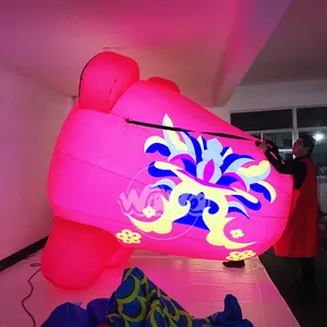 Costume commovente del cane della mascotte del fumetto di stile cinese dello zodiaco gonfiabile ambulante 12 per la decorazione di evento
