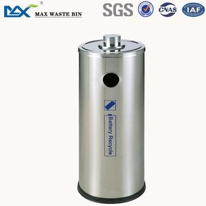 Stainless steel battery recycle bin