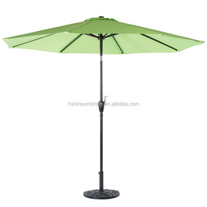 9ft sol al aire Libre Verde inclinado mercado jardín patio paraguas adecuado para <span class=keywords><strong>la</strong></span> tienda de café - Product Image 1
