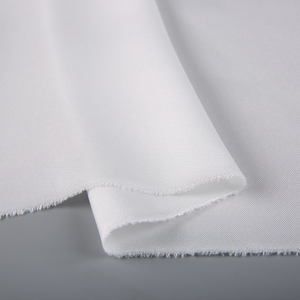 Hot Bán Trọng Lượng Nhẹ 100% Polyester Nhuộm Twill Trắng Voan Vải Cho Cô Gái Hàng May Mặc Và Nhà Dệt May Bán Buôn - Product Image 5