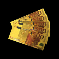 Billets de Banque de 500 Euros Dorés Personnalisés à Prix Compétitif pour Professionnels