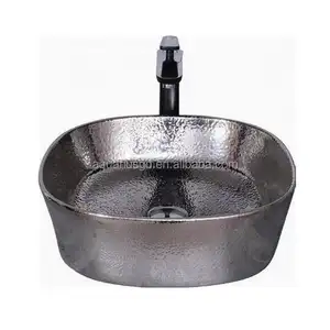 New square shape silver color ceramic pedicure sink bowl