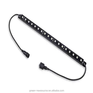 CE Disetujui Rohs 18 LED 12 Inci 30Cm Hitam Kedap Air Aluminium Led Strip Lampu Bar untuk 4X4 Karavan Berkemah 13V