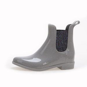 Di hotsale delle signore di plastica fashional pvc flash <span class=keywords><strong>chelsea</strong></span> scarpe <span class=keywords><strong>stivali</strong></span> da pioggia per le donne - Product Image 3