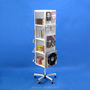 Bốn Mặt Phổ Sản Phẩm Hiển Thị Cửa Hàng Bán Lẻ Hiển Thị Thép <span class=keywords><strong>Pegboard</strong></span> Tầng Quay Vòng <span class=keywords><strong>POP</strong></span> Đứng - Product Image 2