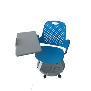 School Furniture Excellent Training Plastic Chairs School Kids Chair With Writing Pad