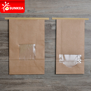 Top <span class=keywords><strong>bendy</strong></span> bar bolsa de papel kraft autosellada con ventana - Product Image 3