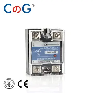 CG SSR-120DD 120A Einphasenrelais-Eingang 3-32VDC Ausgang 5-60VDC DC-DC SSR Halbleiterrelais