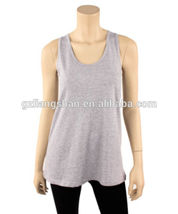 2015 nuevo OEM barato para <span class=keywords><strong>mujer</strong></span> Loose Fit Tank Top 100% algodón relajado soportar Flowy básica <span class=keywords><strong>camiseta</strong></span> sin mangas sml - Product Image 6