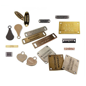 Artículo de regalo para manualidades, Etiqueta de perro grabada en oro, acero inoxidable, varias etiquetas de animales en blanco para perros - Product Image 2
