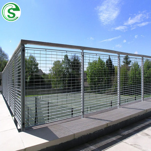 Constructions 25*2 barre en acier plate, clôture murale à <span class=keywords><strong>grille</strong></span> soudée par presse pour aéroport - Product Image 6