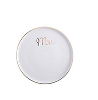 FENN Vente en gros d'assiettes de restaurant Design nordique/rond Vajillas Assiette à dîner avec logo personnalisé avec bord doré pour restaurant