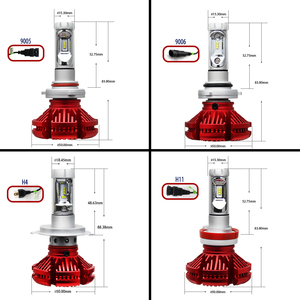 50 W bombilla Led h7 10000 Lumen X3 Led faro h4 - Product Image 2