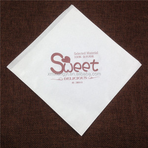Custom Printed Double Open Pocket Oilproof GreaseProof Bread Waffle Burger Sandwich <strong>Donuts</strong> L-shape Triangle Shaped Paper <strong>Bag</strong> - Product Image 3
