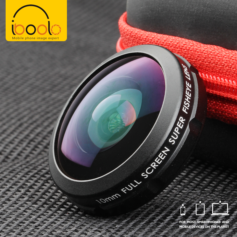 Полный экран 10 мм профессиональный HD 210 градусов Супер Рыбий глаз объектив для мобильного телефона