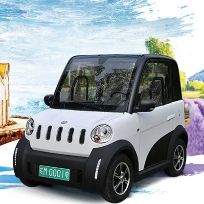 ev car 100% electrically powered with two seater electric mini car made in china