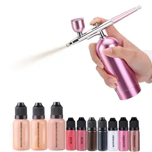 Su misura Aerografo Fondazione Trucco Wireless Airbrush di Trucco Set