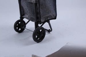 Carrito de la compra de tela Jacquard pequeño, de la compra, de la tienda, de la marca - Product Image 6
