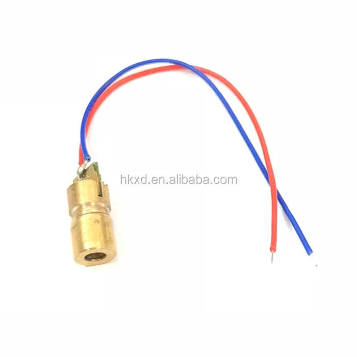 Mini Laser Diode 650nm 5V Adjustable Laser Dot Diode Module Red Copper Head 6MM Diameter Laser Diode