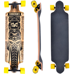 <span class=keywords><strong>Longboard</strong></span> de baile completo personalizado Crucero de descenso de madera de arce de 42 pulgadas, venta al por mayor - Product Image 1