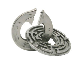 Kiểm Tra Tâm Trí Trò Chơi <span class=keywords><strong>Brain</strong></span> Teaser Kim Loại Đúc Câu Đố Cổ Điển Cao <span class=keywords><strong>IQ</strong></span> Đồ Chơi Cho Trẻ Và Già - Product Image 6