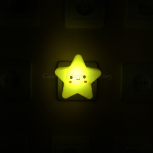 W096 Mini 4SMD Plug-in <span class=keywords><strong>LED</strong></span> đèn chuyển đổi dễ thương Nụ cười khuôn mặt thiết kế ánh sáng ban đêm cho trẻ em bé phòng ngủ - Product Image 5