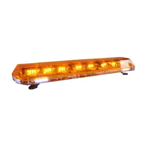 48 inç yüksek güç ambulans döner ışık DC12V kamyon uyarı kırmızı mavi lightbar