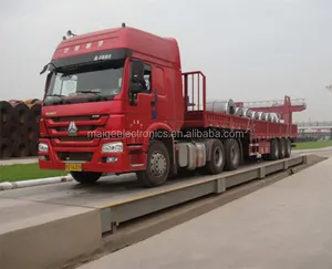 Système de pesage ip68 80ton, balance de camion à fentes, 18m