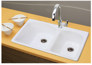 NH-6005 יצוק ברזל מטבח כיורים - Product Image 5