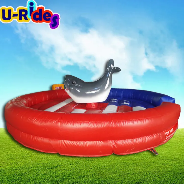 यू-सवारी यांत्रिक शार्क अस्तबल के साथ पार्टी की घटनाओं के लिए inflatable जम्पर मनोरंजन पार्क