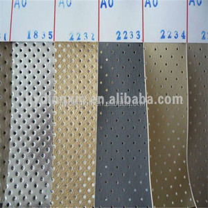Nuovo migliore qualità pugno traspirante foro micro pelle scamosciata in pelle per auto copertura di sede - Product Image 1