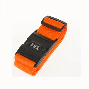 Gepäck koffer riemen China Hersteller Custom Design Verstellbarer PVC-Box gürtel aus Polyester gewebe Multi Color 144pcs/ctn 5*200cm