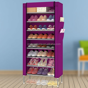 <span class=keywords><strong>8</strong></span> lớp với side pocket không dệt vải di động giày organizer - Product Image 1