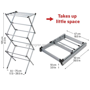 Égouttoir de séchage à 3 niveaux, pour vêtements, extenseur, nouveauté - Product Image 4