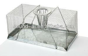 Üst galvanizli tel büyük çoklu yakalama fare kapanı kafes Humane fare kafes tuzak - Product Image 2