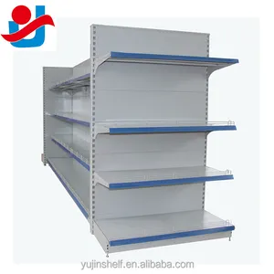 מכירה לוהטת 50kg לכל שכבה עומס קיבולת קר התגלגל פלדה אי סופרמרקט גונדולה מדפי - Product Image 1