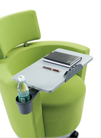 Chaise d'école ergonomique avec tablette d'écriture, design unique, haute qualité, moderne, dossier bas, haute densité, avec support pour tablette et ordinateur portable