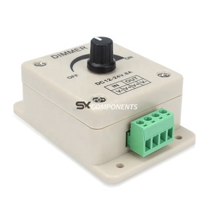 สวิตช์หรี่ไฟ <span class=keywords><strong>LED</strong></span> 12V 24V ตัวควบคุมแรงดันไฟฟ้า8A ตัวควบคุมปรับได้สำหรับสวิตช์หรี่ไฟ <span class=keywords><strong>LED</strong></span> - Product Image 4