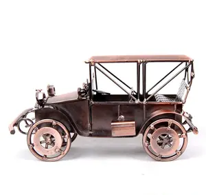 Folha de ferro veículo clássico modelo de carro de alta qualidade para decoração de casa metal artesanato fornecedor