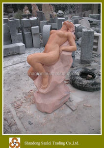 Jardin vie-taille marbre <span class=keywords><strong>rose</strong></span> femme <span class=keywords><strong>nue</strong></span> statue bon prix pour vente - Product Image 6