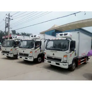 Hot sale 10T refrigerated truck in ghana for meat and milk transport