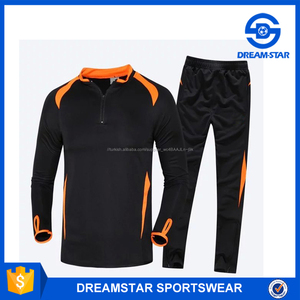 2017 Wholesale Long Sleeve With Top Quality Men 'S Soccer Training Suit - Product Image 1