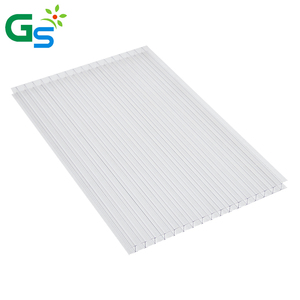 Plastique fumé Creux Feuille de Toit 12 Mm Feuille de Polycarbonate Multi-parois Pour Porte D'entrée Ombre D'auvent - Product Image 5